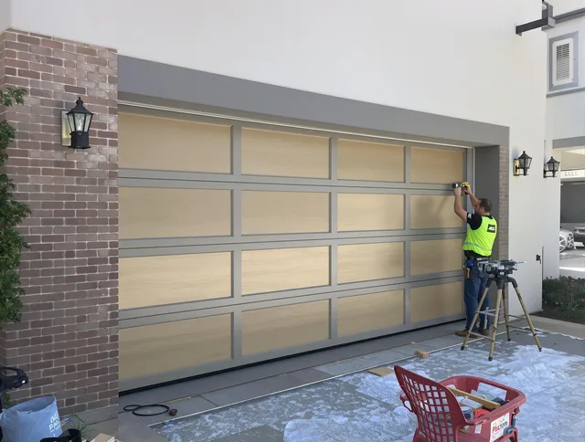 Garage door replacement service by Stallings Garage Door Repair in Stallings